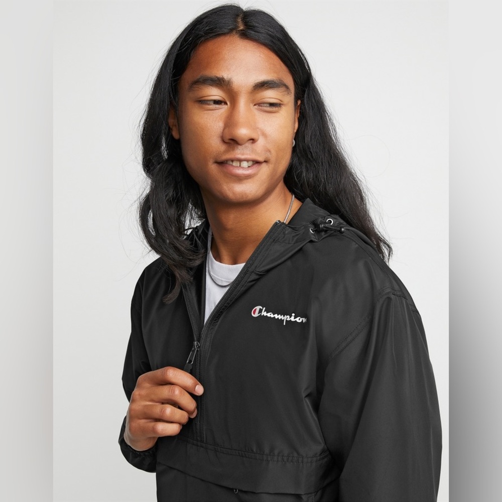 Champion Stadium Packable Jacket, Script Logo - image 3